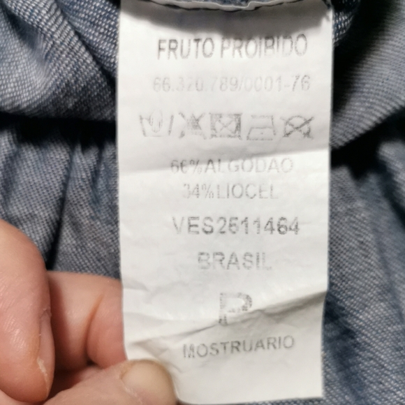 Claudia Rebelo Chic Long Sleeve Denim Dress - Picture 4 of 8